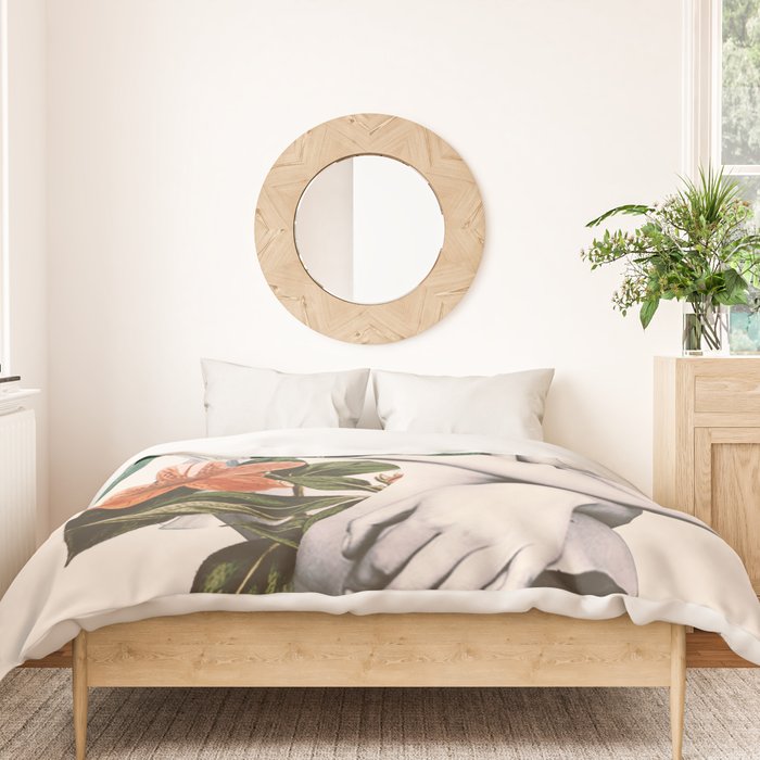 natural beauty-collage 2 Duvet Cover Gallery Image 3