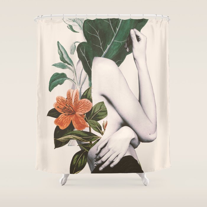 natural beauty-collage 2 Shower Curtain Gallery Image 1