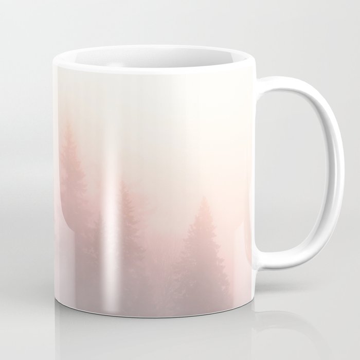 Foggy Forest Adventure - Mountain Woods Wanderlust Coffee Mug Gallery Image 1