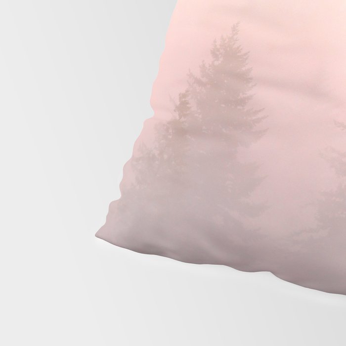 Foggy Forest Adventure - Mountain Woods Wanderlust Pillow Sham Gallery Image 4