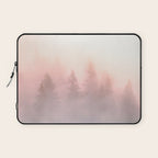 Foggy Forest Adventure - Mountain Woods Wanderlust Laptop Sleeve Gallery Image 1
