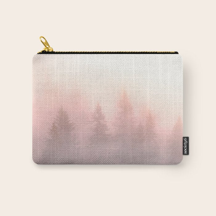 Foggy Forest Adventure - Mountain Woods Wanderlust Carry All Pouch Gallery Image 1