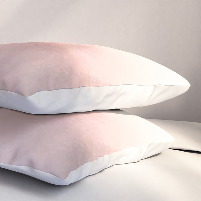 Foggy Forest Adventure - Mountain Woods Wanderlust Pillow Sham Gallery Image 3