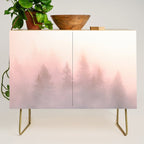 Foggy Forest Adventure - Mountain Woods Wanderlust Credenza Gallery Image 1