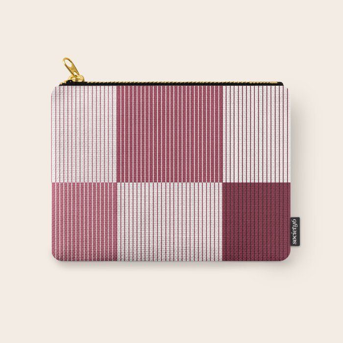 Color Block Line Pattern XVII Carry All Pouch Gallery Image 1