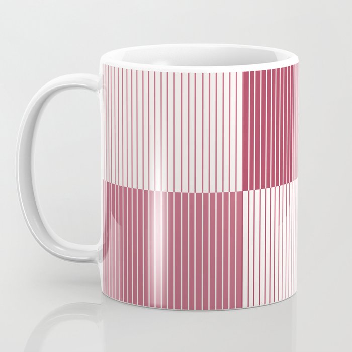 Color Block Line Pattern XVII Coffee Mug Gallery Image 3
