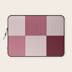 Color Block Line Pattern XVII Laptop Sleeve Gallery Image 1