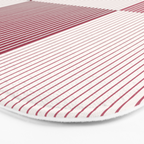 Color Block Line Pattern XVII Bath Mat Gallery Image 3