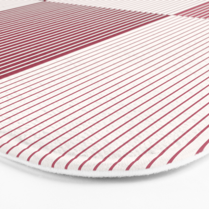 Color Block Line Pattern XVII Bath Mat Gallery Image 3