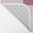 Color Block Line Pattern XVII Bath Mat Gallery Image 2