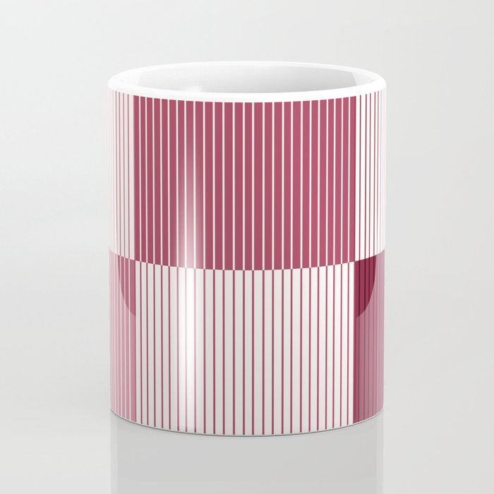 Color Block Line Pattern XVII Coffee Mug Gallery Image 4