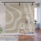 Minimal Abstract Lines 4 Wall Mural Gallery Image 1