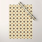 Retro Geometric Circle Pattern Wrapping Paper Gallery Image 1