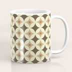 Retro Geometric Circle Pattern Coffee Mug Gallery Image 1