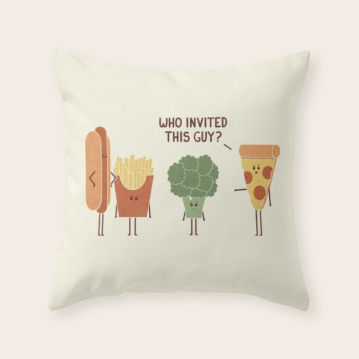 Party Crasher Throw Pillow Gallery Image 6