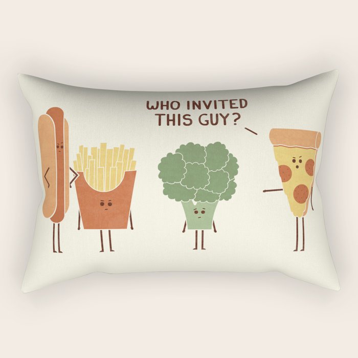 Party Crasher Rectangular Pillow Gallery Image 1