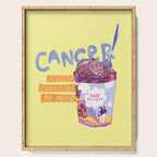 Emo Cancer in Calming Yellow | Zodiac Series Serving Tray Gallery Image 1