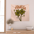 One Lucky Pisces Wall Tapestry Gallery Image 2