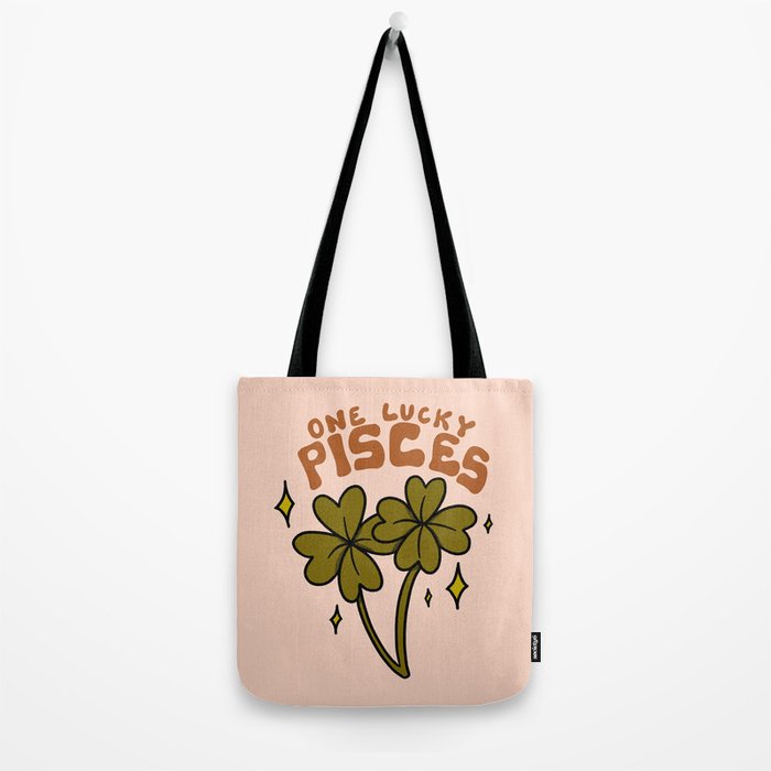 One Lucky Pisces Tote Bag Gallery Image 2