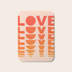 Abstraction_LOVE_SUNSET_Minimalism_001 Bath Mat Gallery Image 1