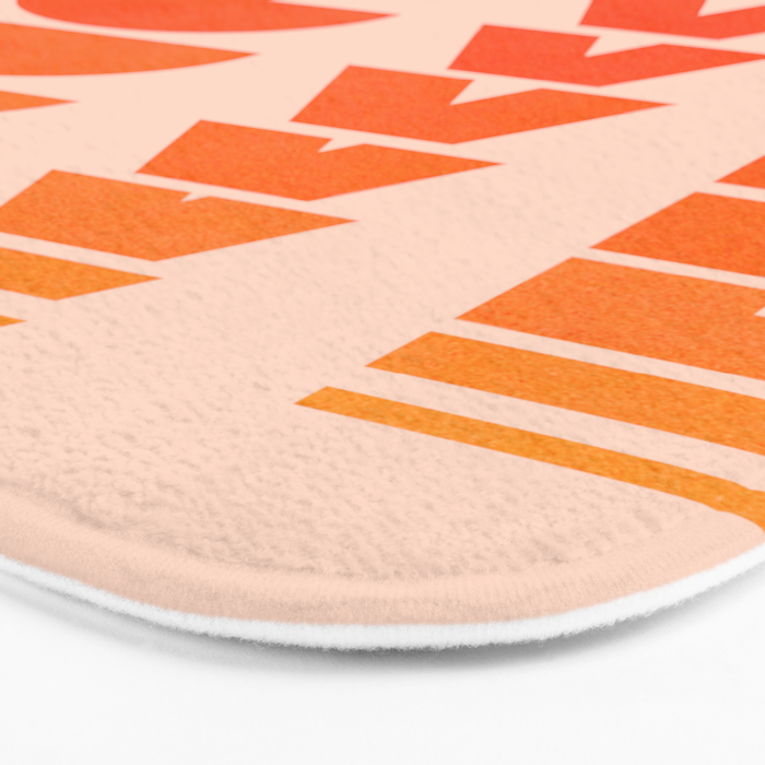 Abstraction_LOVE_SUNSET_Minimalism_001 Bath Mat Gallery Image 3