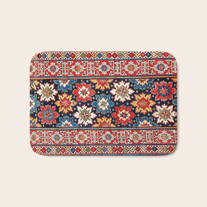 Shirvan Kuba East Caucasus Rug Print Bath Mat Gallery Image 1