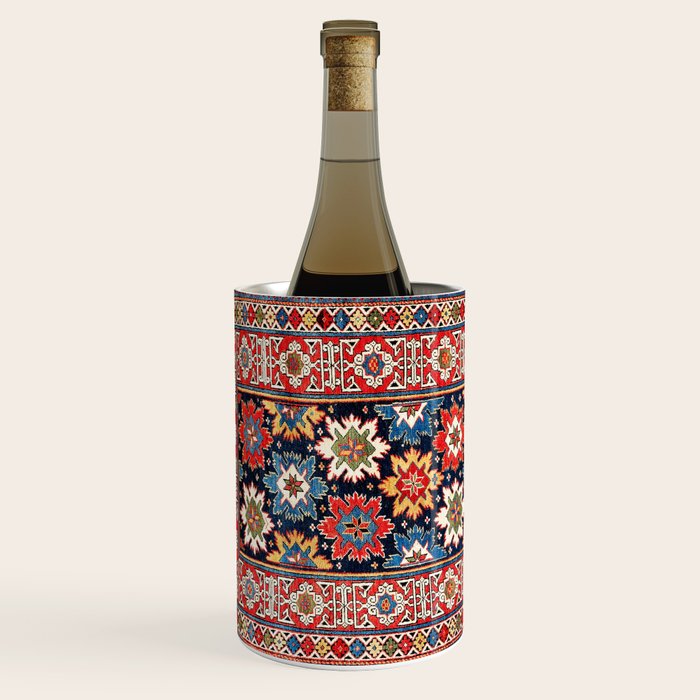 Shirvan Kuba East Caucasus Rug Print Wine Chiller Gallery Image 2