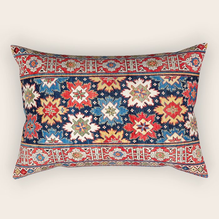 Shirvan Kuba East Caucasus Rug Print Rectangular Pillow Gallery Image 1