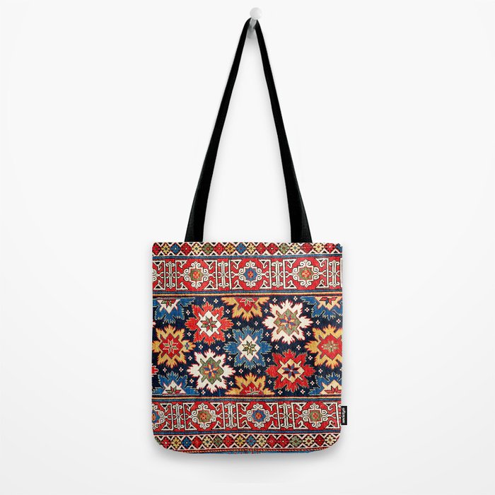Shirvan Kuba East Caucasus Rug Print Tote Bag Gallery Image 2