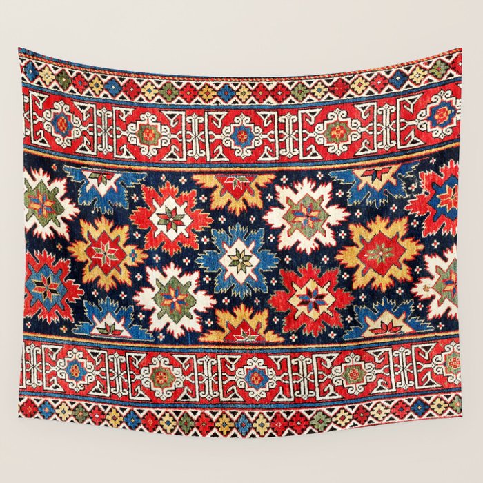 Shirvan Kuba East Caucasus Rug Print Wall Tapestry Gallery Image 1