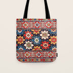 Shirvan Kuba East Caucasus Rug Print Tote Bag Gallery Image 1