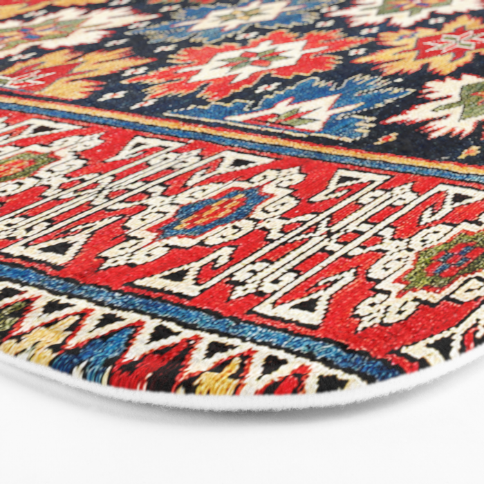 Shirvan Kuba East Caucasus Rug Print Bath Mat Gallery Image 3