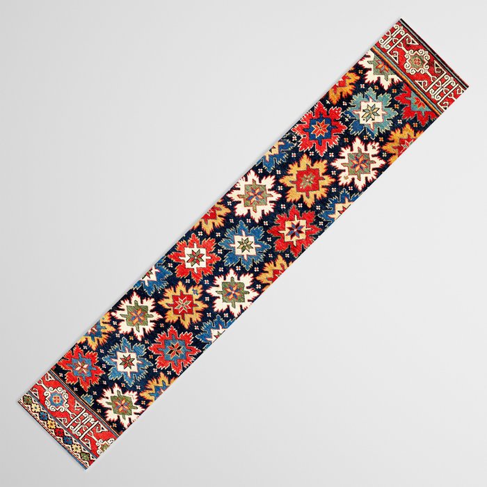Shirvan Kuba East Caucasus Rug Print Table Runner Gallery Image 3