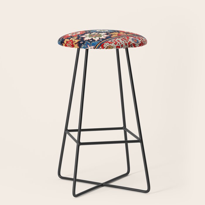 Shirvan Kuba East Caucasus Rug Print Stool Gallery Image 1
