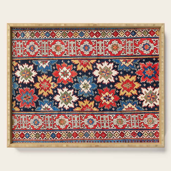 Shirvan Kuba East Caucasus Rug Print Serving Tray Gallery Image 1