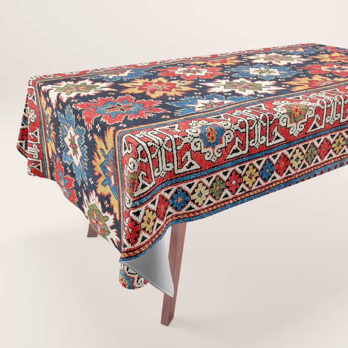 Shirvan Kuba East Caucasus Rug Print Tablecloth Gallery Image 1