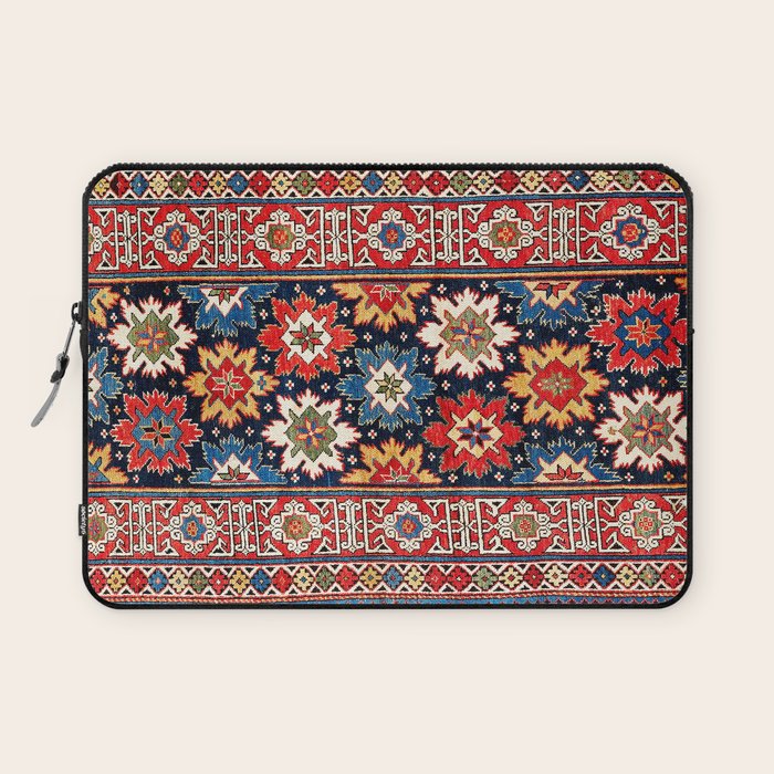 Shirvan Kuba East Caucasus Rug Print Laptop Sleeve Gallery Image 1