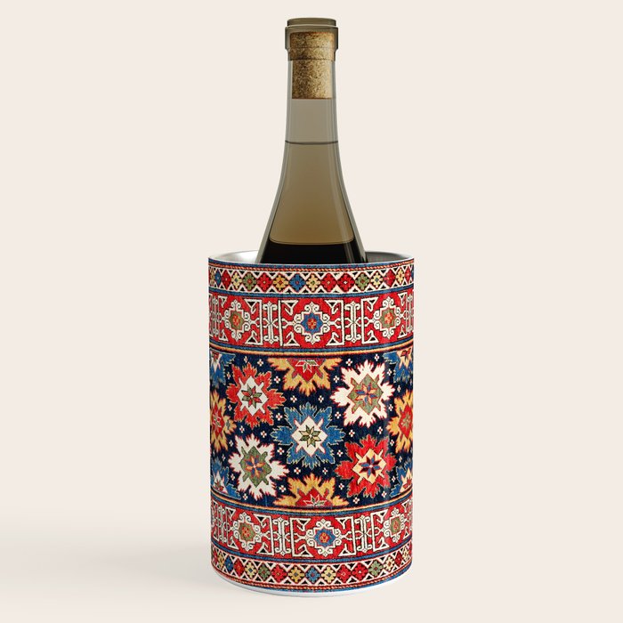 Shirvan Kuba East Caucasus Rug Print Wine Chiller Gallery Image 1