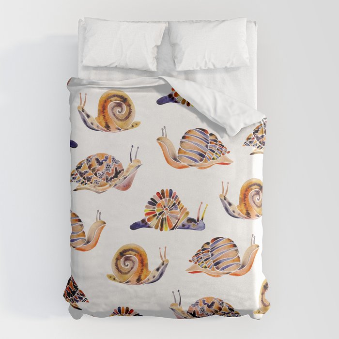 Snail Collection Duvet Cover Gallery Image 1