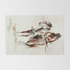 âPowderfaceâ Western Art by Charles M Russell Rug Gallery Image 2