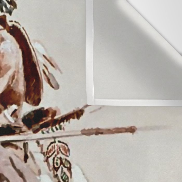 âPowderfaceâ Western Art by Charles M Russell Wall Tapestry Gallery Image 3