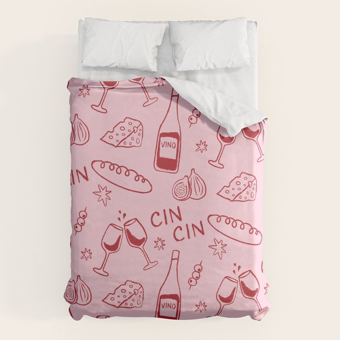 Late Dinner Duvet Cover Gallery Image 1
