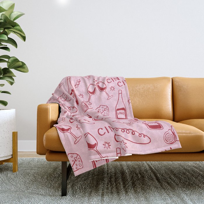 Late Dinner Throw Blanket Gallery Image 1
