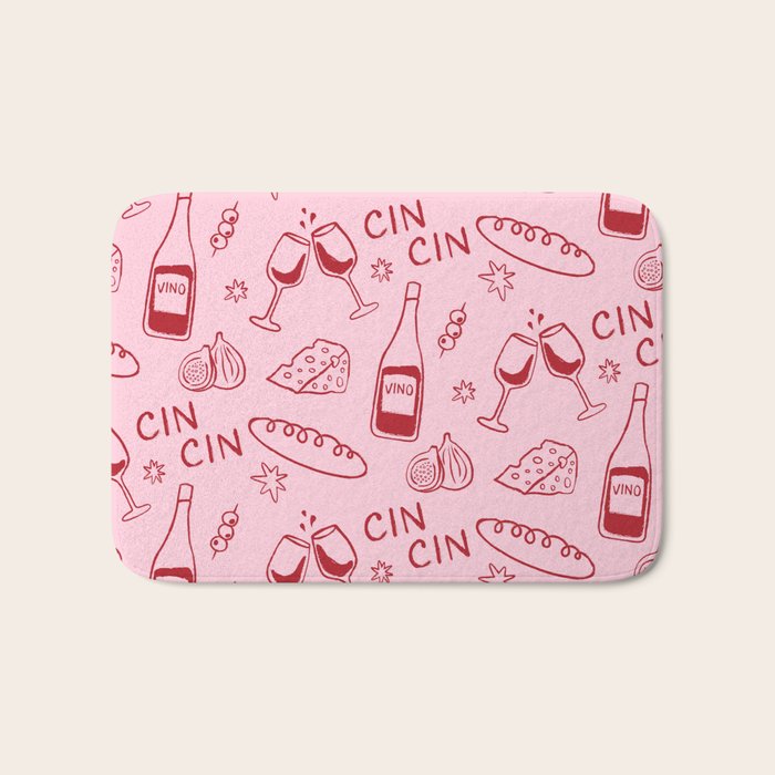 Late Dinner Bath Mat Gallery Image 1