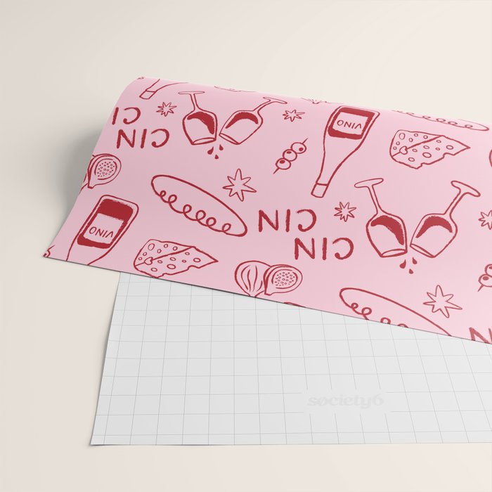 Late Dinner Wrapping Paper Gallery Image 2
