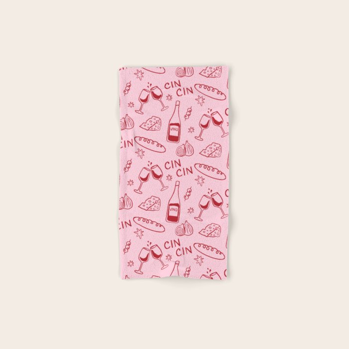 Late Dinner Bath Towel Gallery Image 1