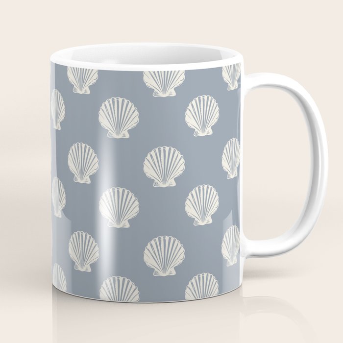 coastal scallop seashells Coffee Mug Gallery Image 1