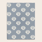coastal scallop seashells Notebook Gallery Image 4