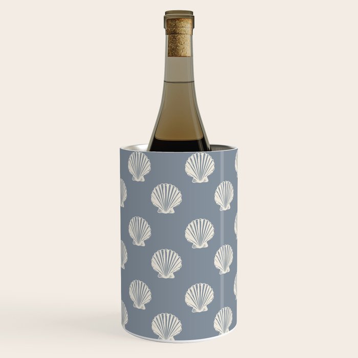 coastal scallop seashells Wine Chiller Gallery Image 2