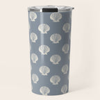 coastal scallop seashells Travel Mug Gallery Image 1